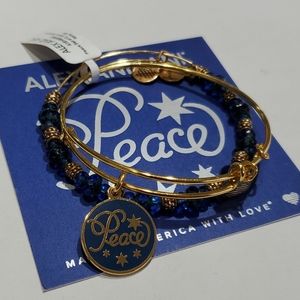 Alex and Ani holiday Peace 2-bracelet gift set